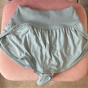 FREE PEOPLE BLUE/GREEN The Way Home Shorts